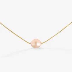 Blush Pearl Choker Gold