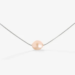 Blush Pearl Choker Silber