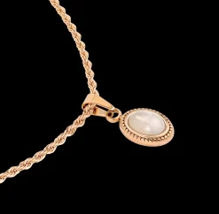 Blush Quartz Necklace Roségold
