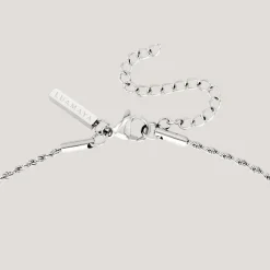 Blush Quartz Necklace Silber