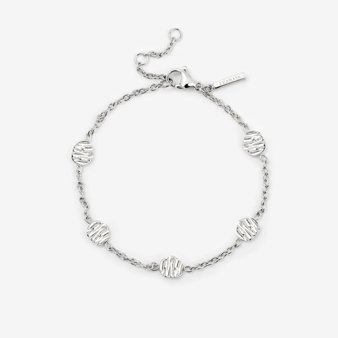 Boho Coin Bracelet Silber