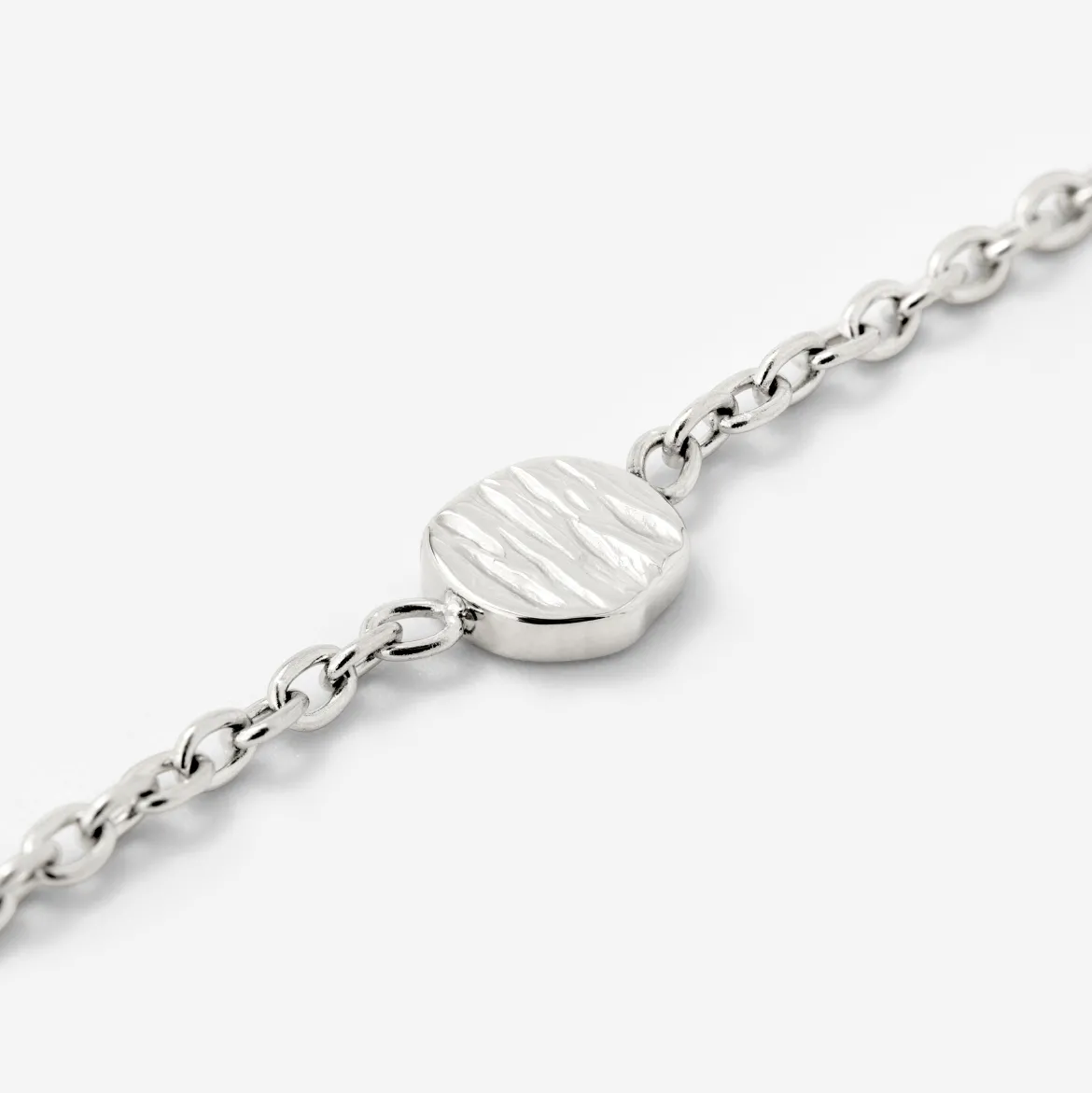 Boho Coin Necklace Silber