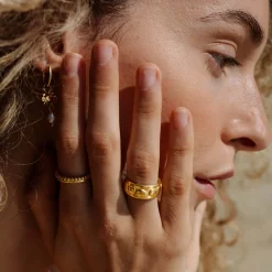 Boho Dots Ring Gold