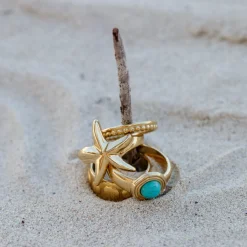 Boho Dots Ring Gold