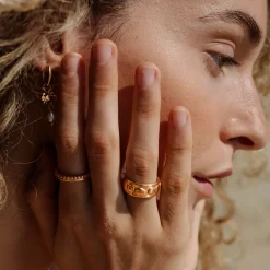 Boho Dots Ring Roségold