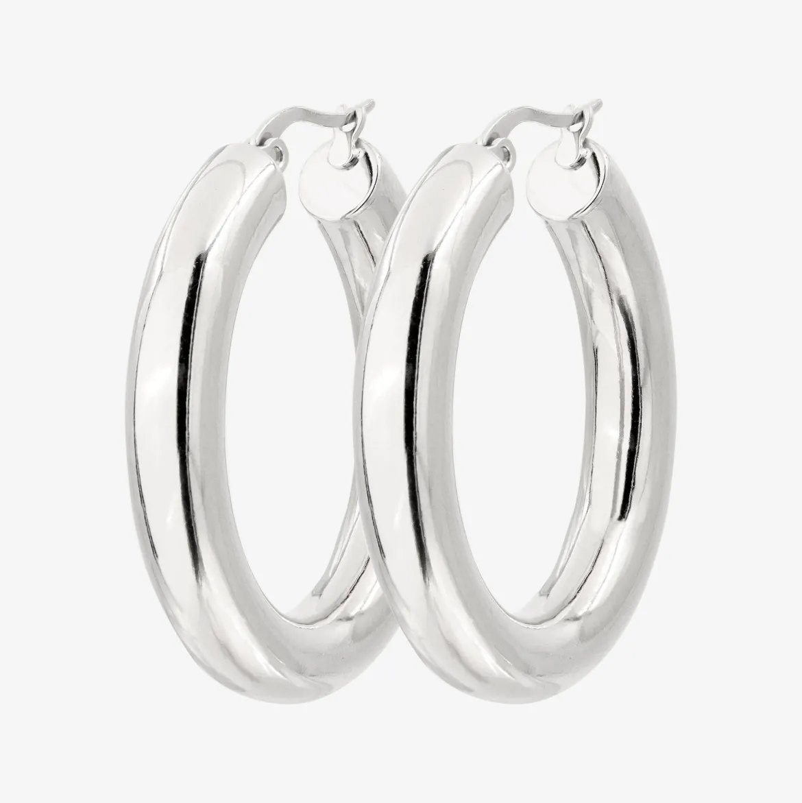 Bold Hoops Large - Gold