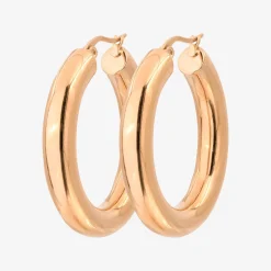 Bold Hoops Large - Gold