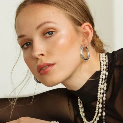 Bold Hoops Large - Gold