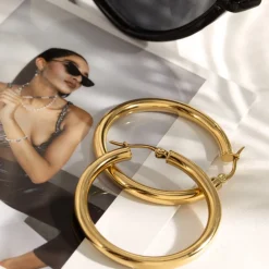 Bold Hoops Maxi - Gold