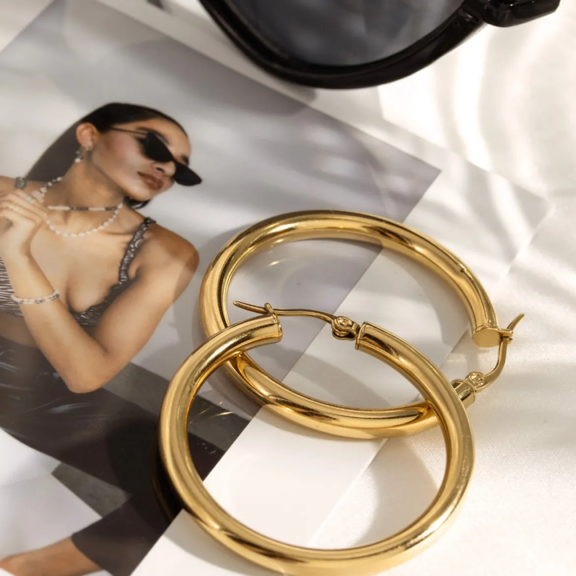 Bold Hoops Maxi - Gold