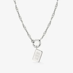 Book Lovers Club Singapore Chain Necklace Set Silber