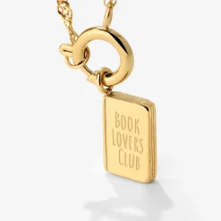 Book Lovers Club Singapore Chain Necklace Set Gold