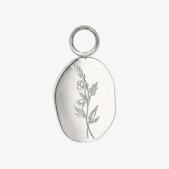 Bouquet Coin Hoop Set Medium Silber