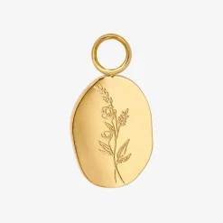 Bouquet Coin Hoop Set Medium Gold