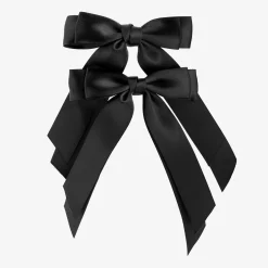 Bow Hairpin Set - Red
