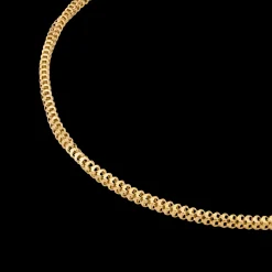 Box Snake Anklet Gold