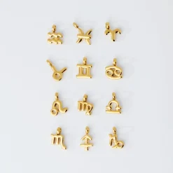Bubble Zodiac Necklace Charms