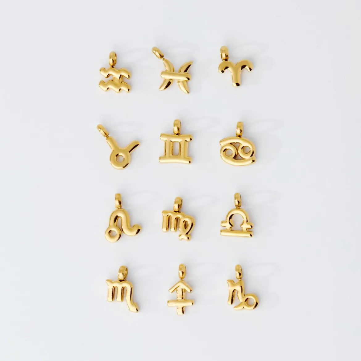 Bubble Zodiac Necklace Charms