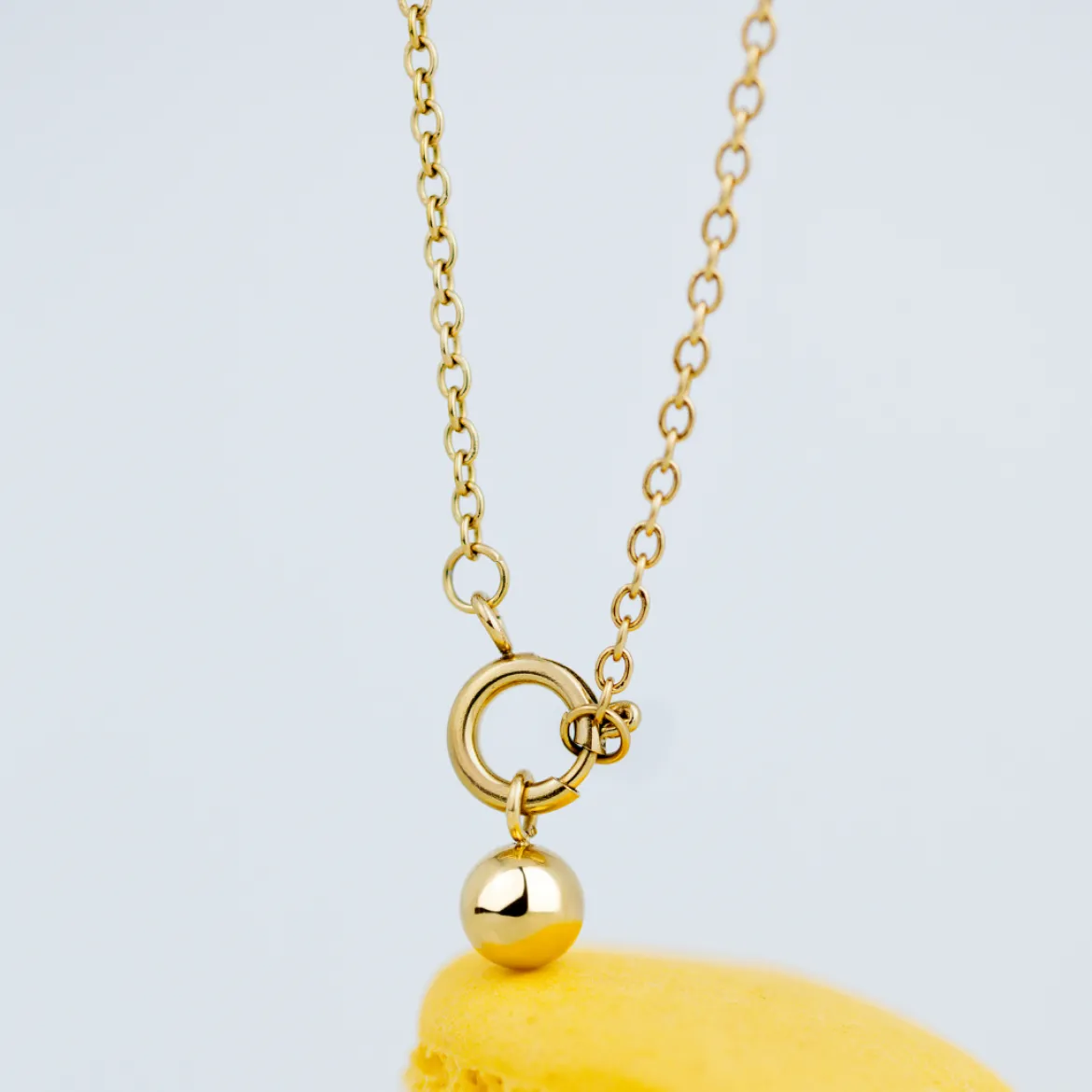 Bubbly Classic Chain Necklace Set Silber