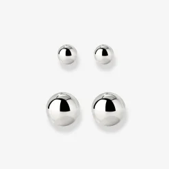 Bubbly Stud Bundle Silber