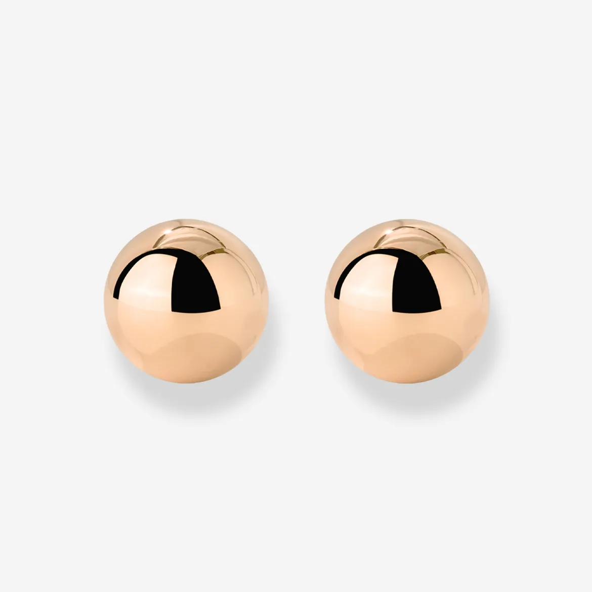 Bubbly Studs Medium Roségold