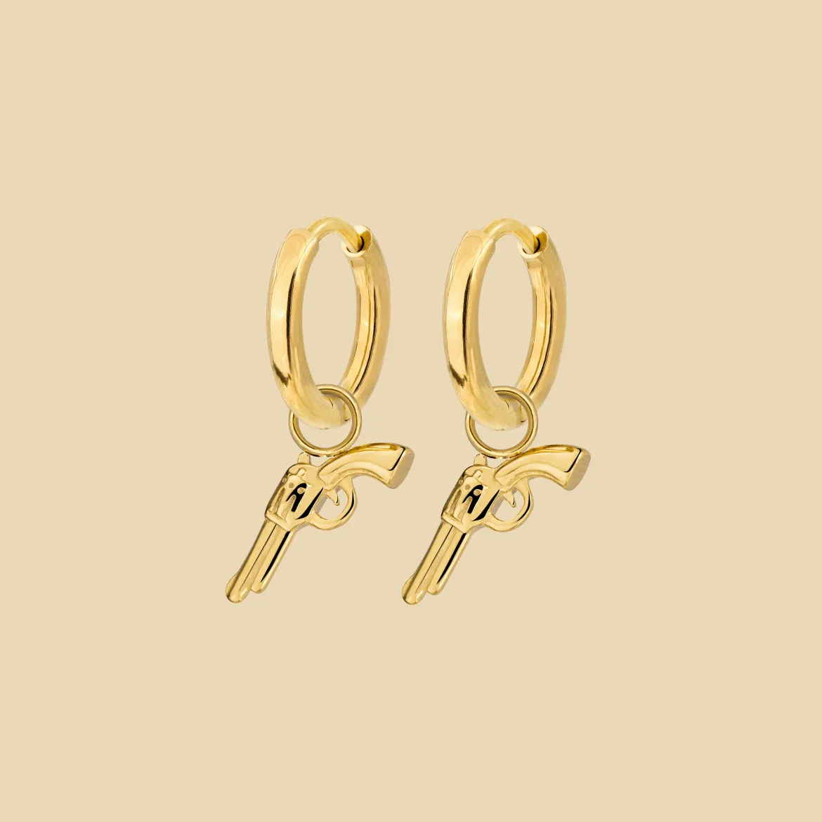 Bulletproof Hoop Set Baby Gold