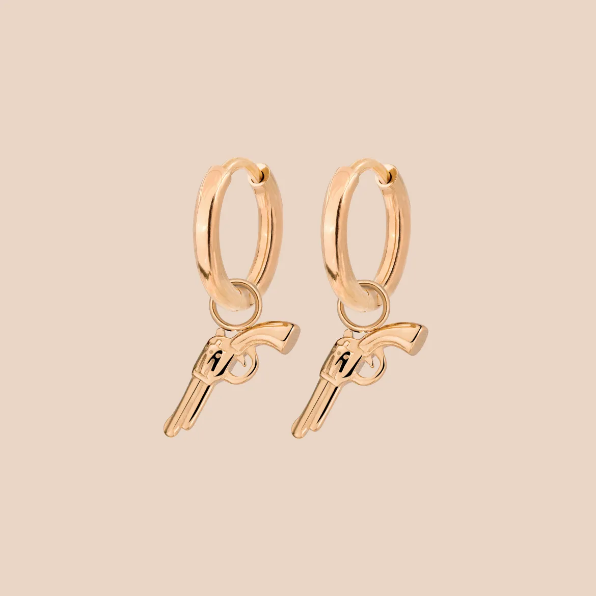 Bulletproof Hoop Set Baby Roségold