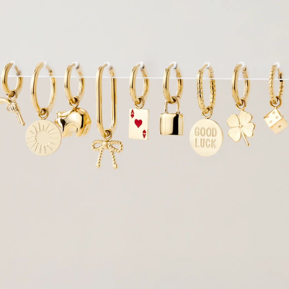 Bulletproof Hoop Set Baby Roségold
