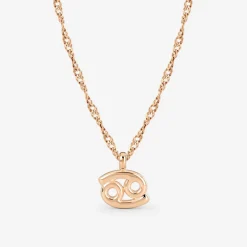 Cancer Bubble Necklace Roségold