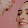 Cancer Bubble Necklace Silber