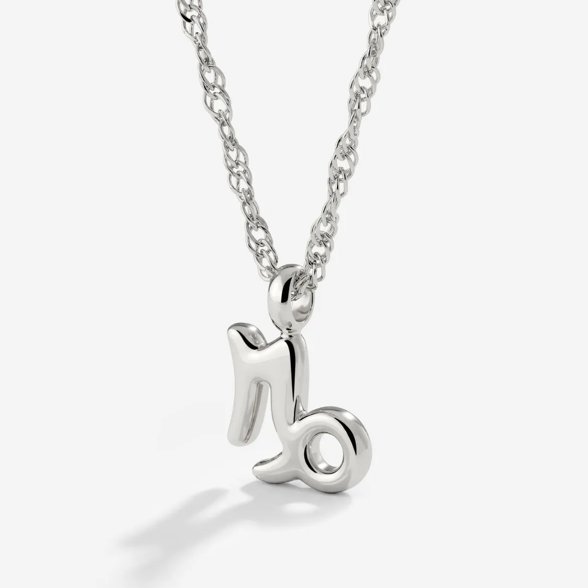 Capricorn Bubble Necklace Silber