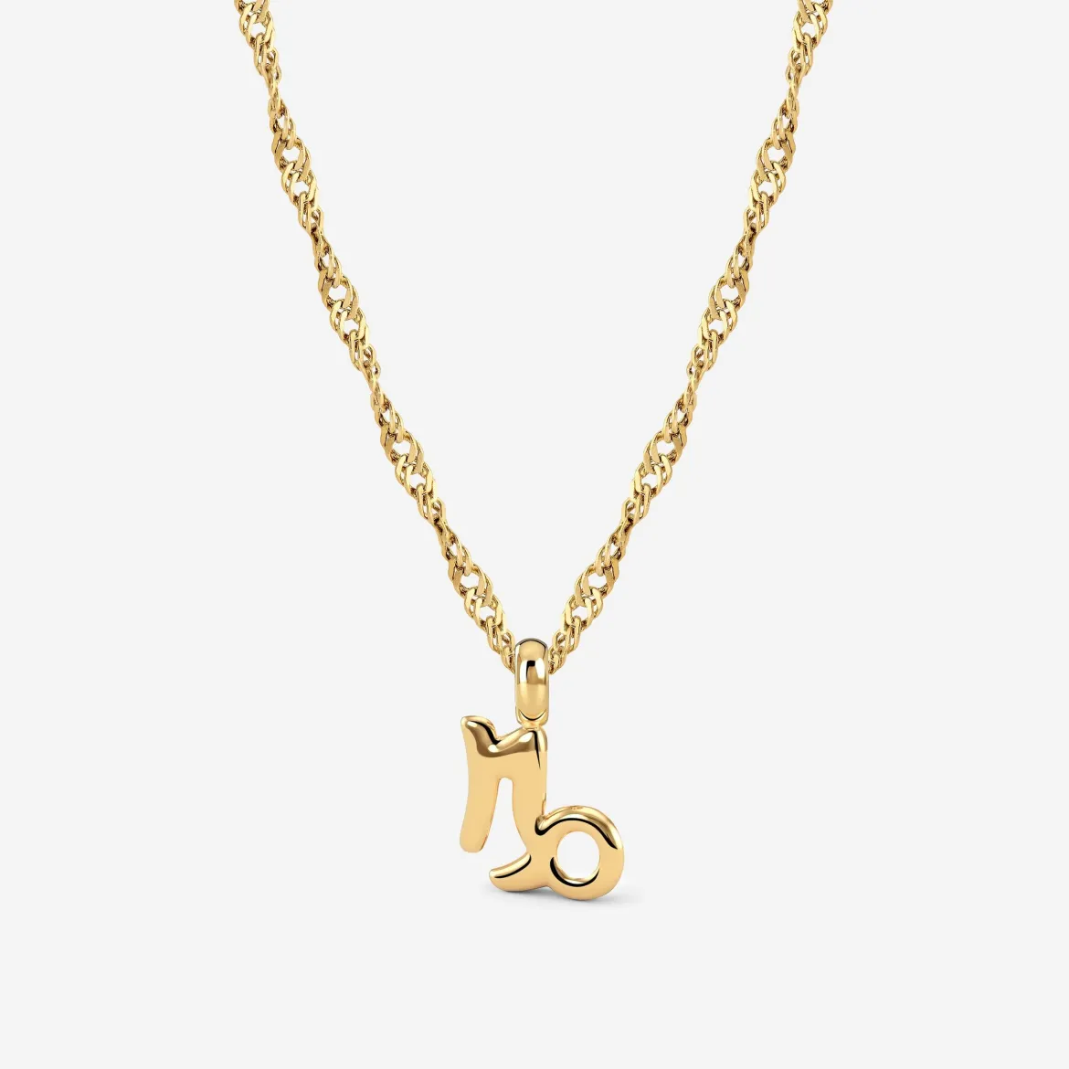 Capricorn Bubble Necklace Gold