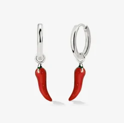 Chili Hoop Set Small Silber