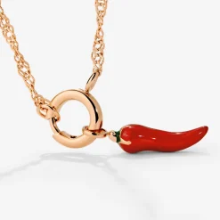 Chili Singapore Chain Necklace Set Roségold
