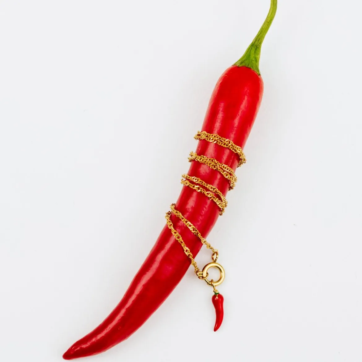 Chili Singapore Chain Necklace Set Roségold