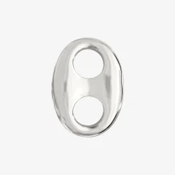 Chunky Gem Find Hoop Set Medium Silber