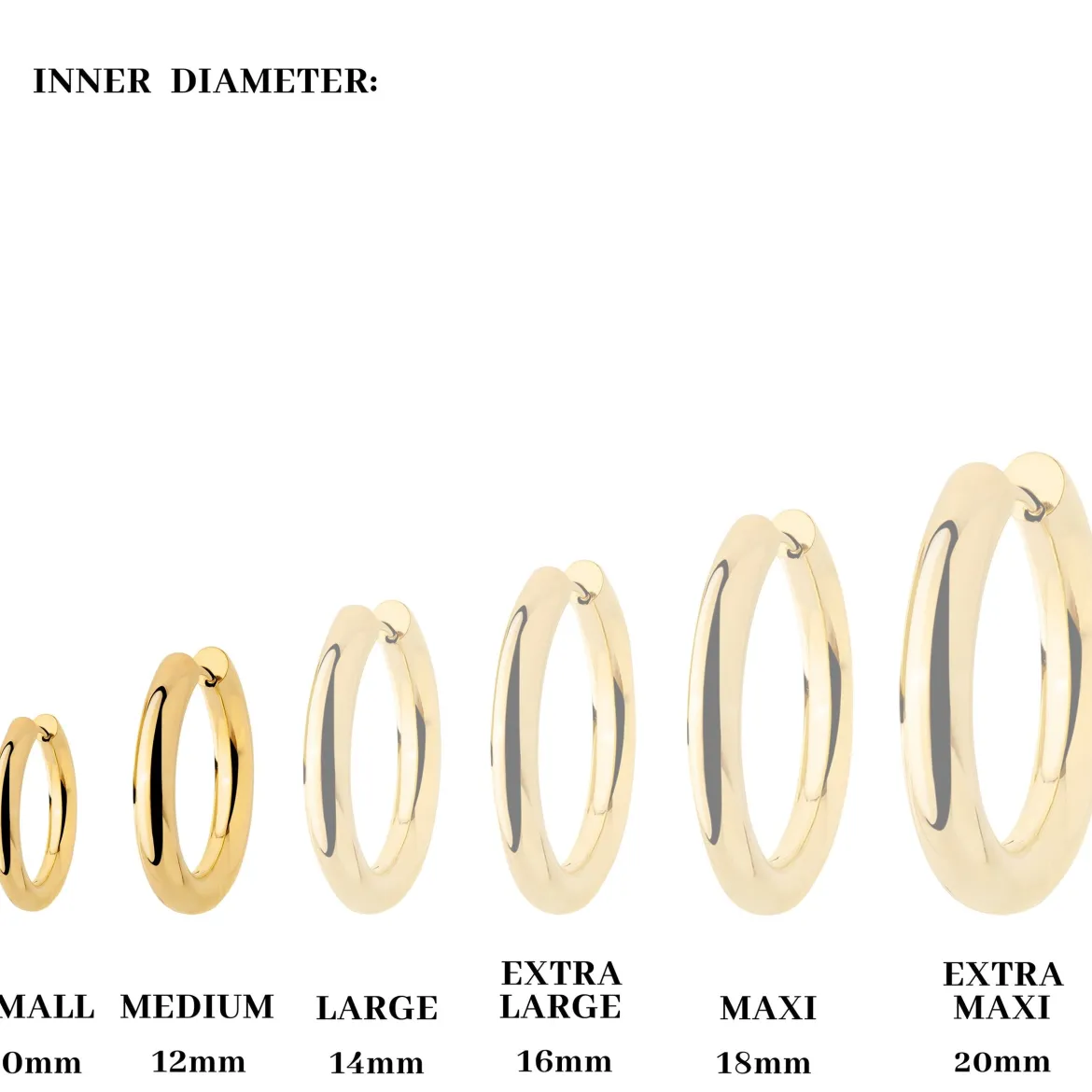 Chunky Lover Hoop Bundle Small Roségold