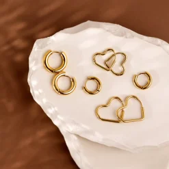 Chunky Lover Hoop Bundle Small Roségold