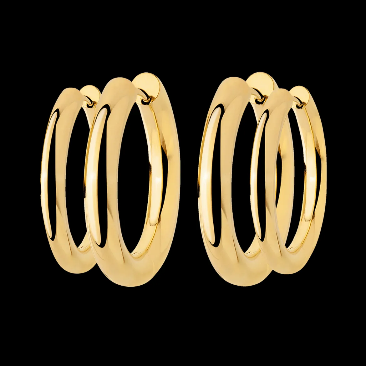 Chunky Lover Hoop Bundle Maxi Gold