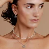 Chunky Oval Donut Hoop Set Medium Silber