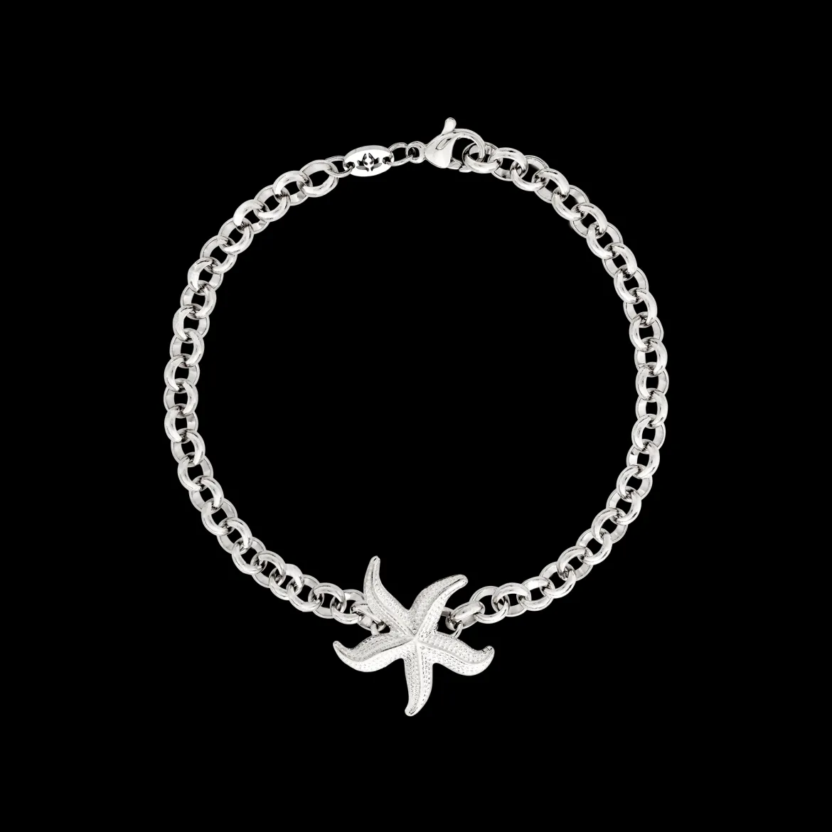 Chunky Starfish Bracelet Silber