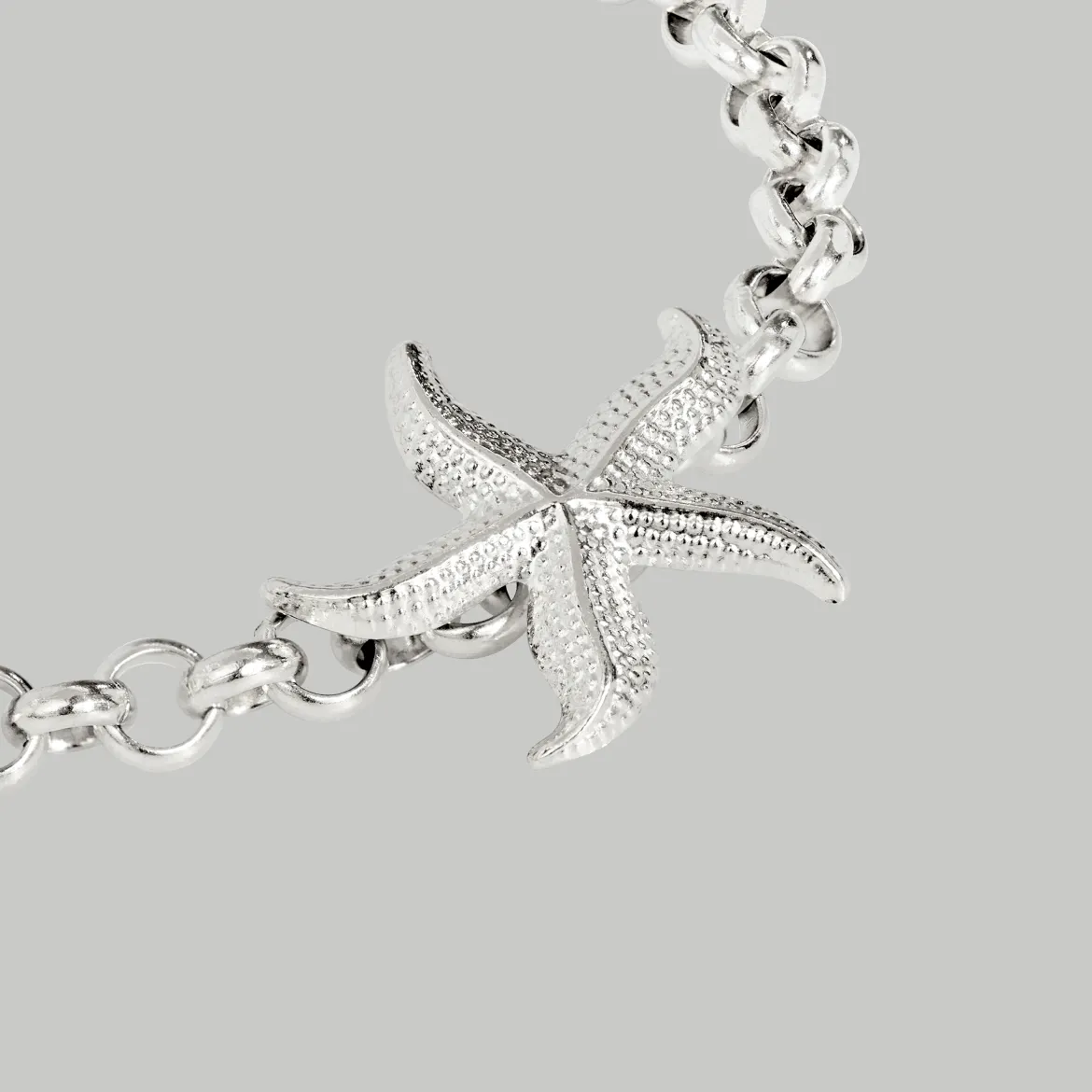 Chunky Starfish Bracelet Silber