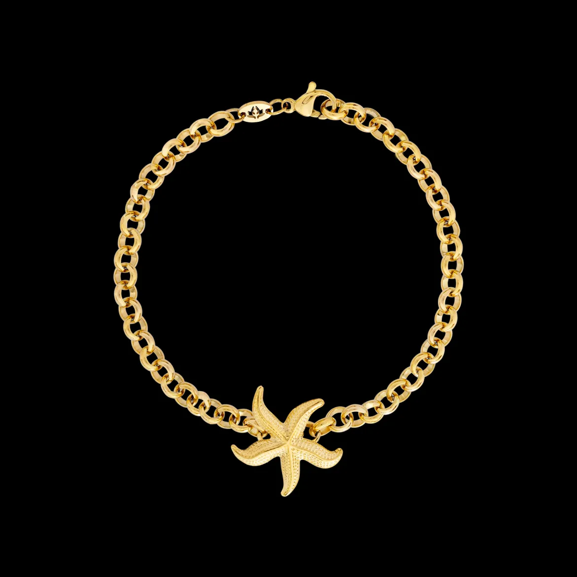 Chunky Starfish Bracelet Gold