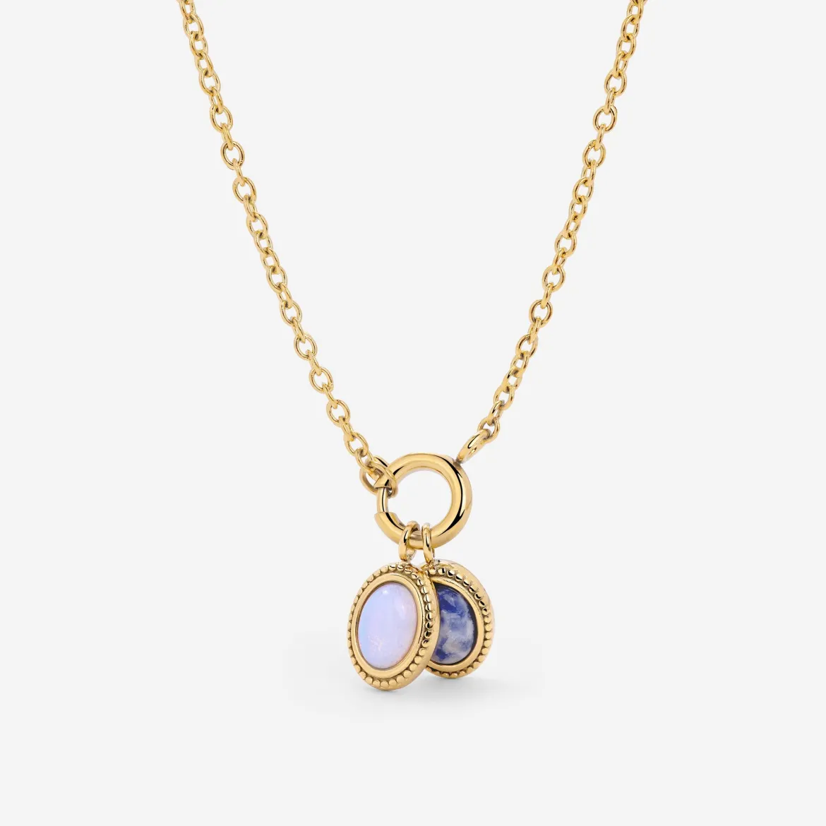 Classic Chain Charm Necklace Set