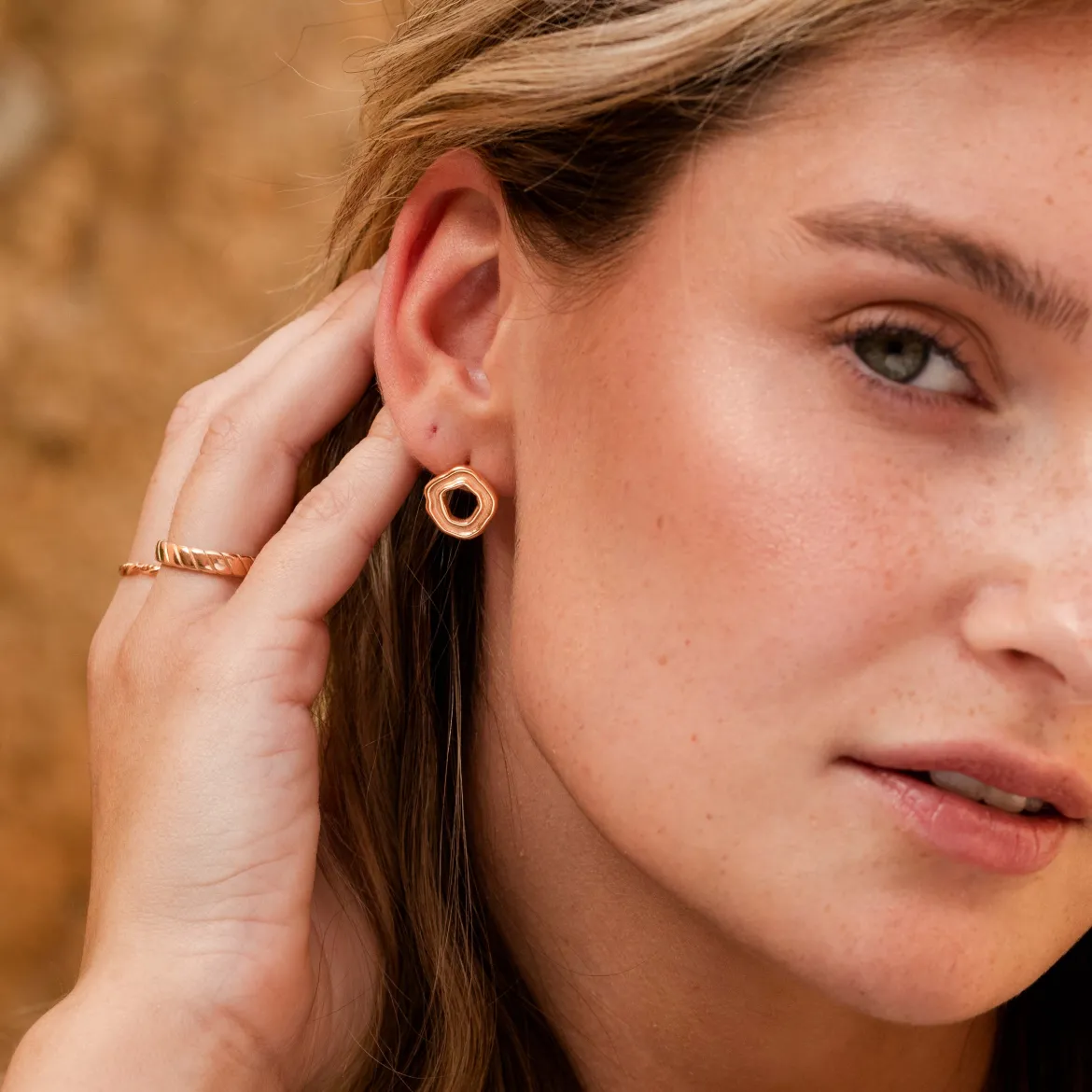 Coastal Charm Studs Roségold