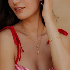 Coffee Lover Necklace Gold
