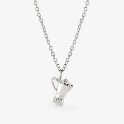 Coffee Lover Necklace Silber