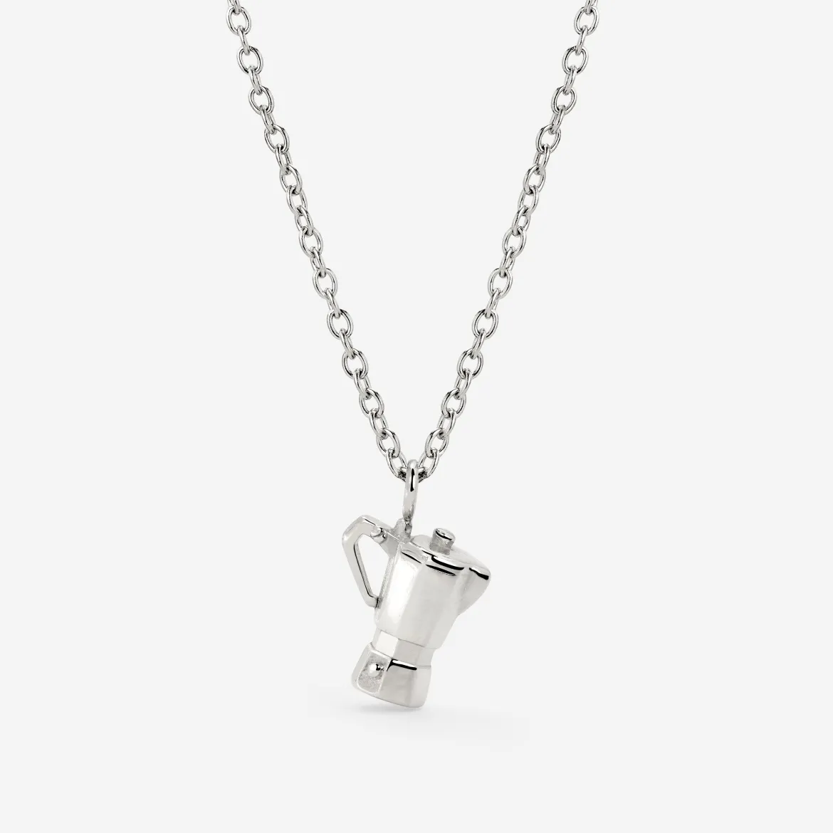 Coffee Lover Necklace Silber