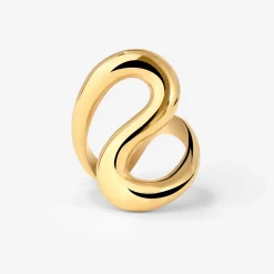 Coiled Ring Gold