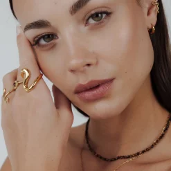 Coiled Ring Gold